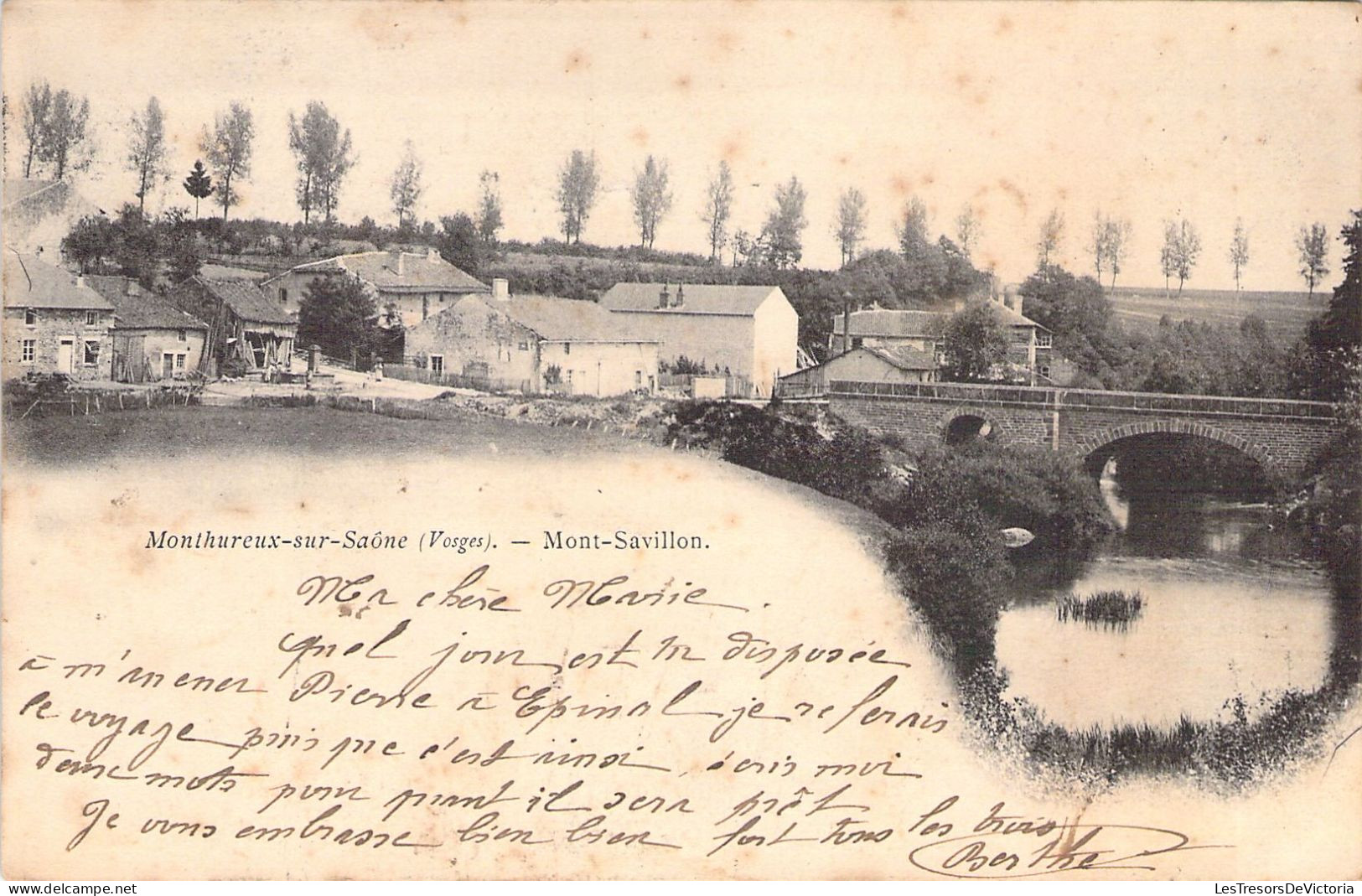 FRANCE - 88 - MONTHUREUX SUR SOANE - Mont Savillon - Carte Postale Ancienne - Monthureux Sur Saone