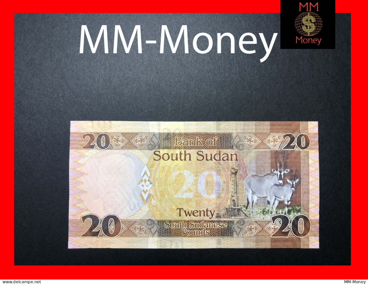 SOUTH SUDAN  20  £  2015  P.  13      UNC - Sudan Del Sud