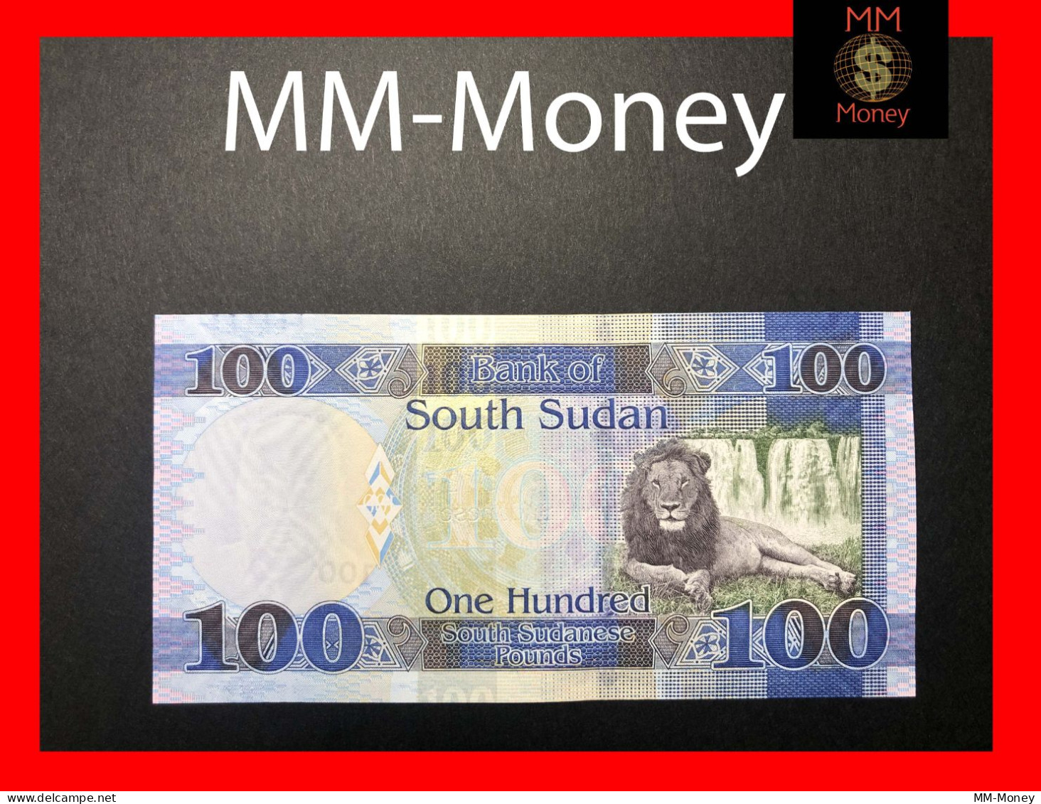 SOUTH SUDAN   100  £  2011  P.  10  *scarce*       UNC - Sudán Del Sur