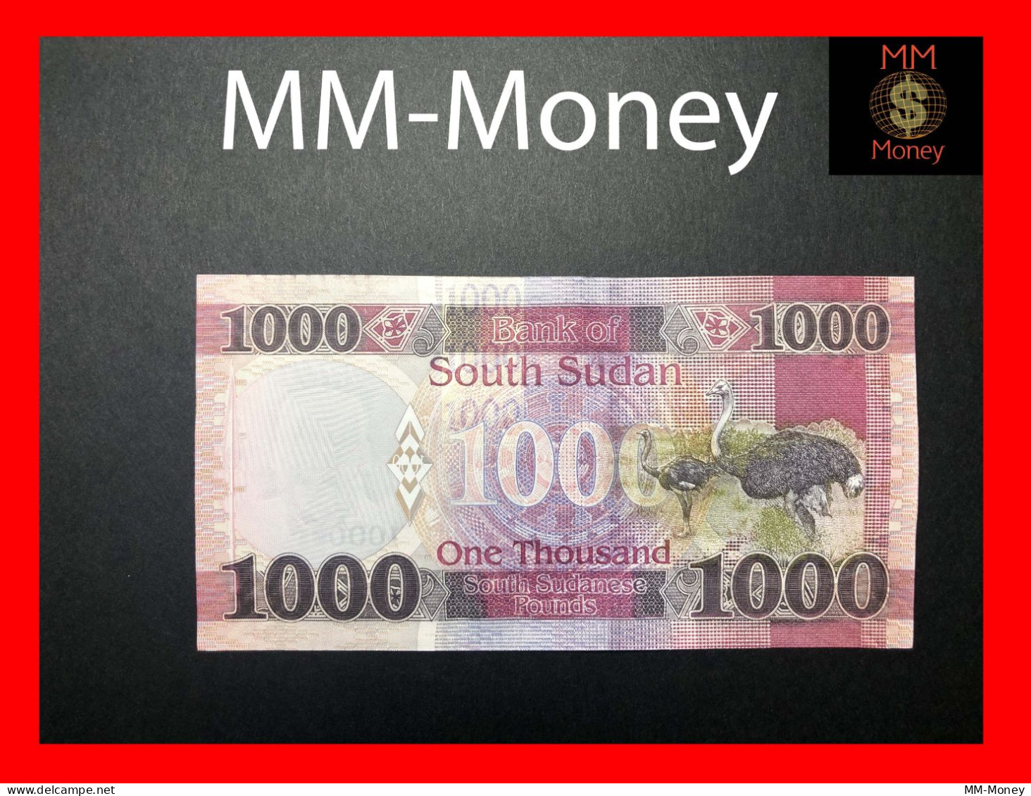 SOUTH SUDAN   1.000   1000  £  2020  P.  17      UNC - South Sudan