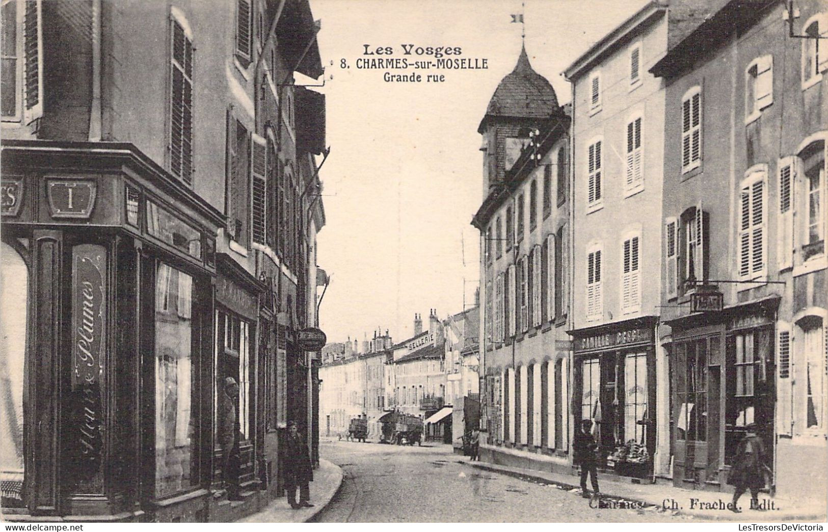 FRANCE - 88 - CHARMES - Grande Rue - Carte Postale Ancienne - Charmes