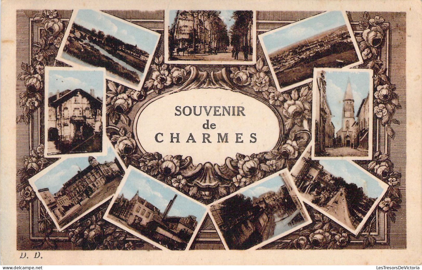 FRANCE - 88 - CHARMES - Souvenir De - Multi Vues - Carte Postale Ancienne - Charmes