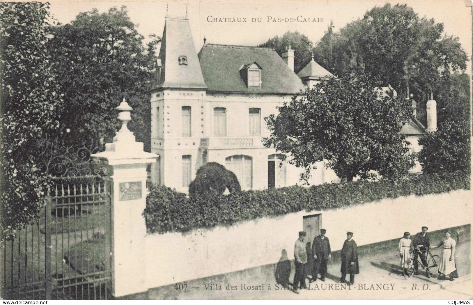 62 - SAINT LAURENT BLANGY - S14239 - Châteaux Du Pas De Calais - Villa Des Rosati -L23 - Saint Laurent Blangy