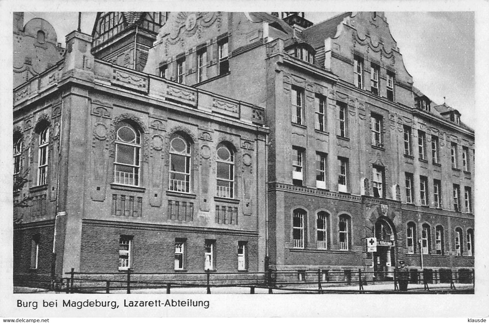 Burg B.Magdeburg - Lazarett-Abteilung Blanc - Burg