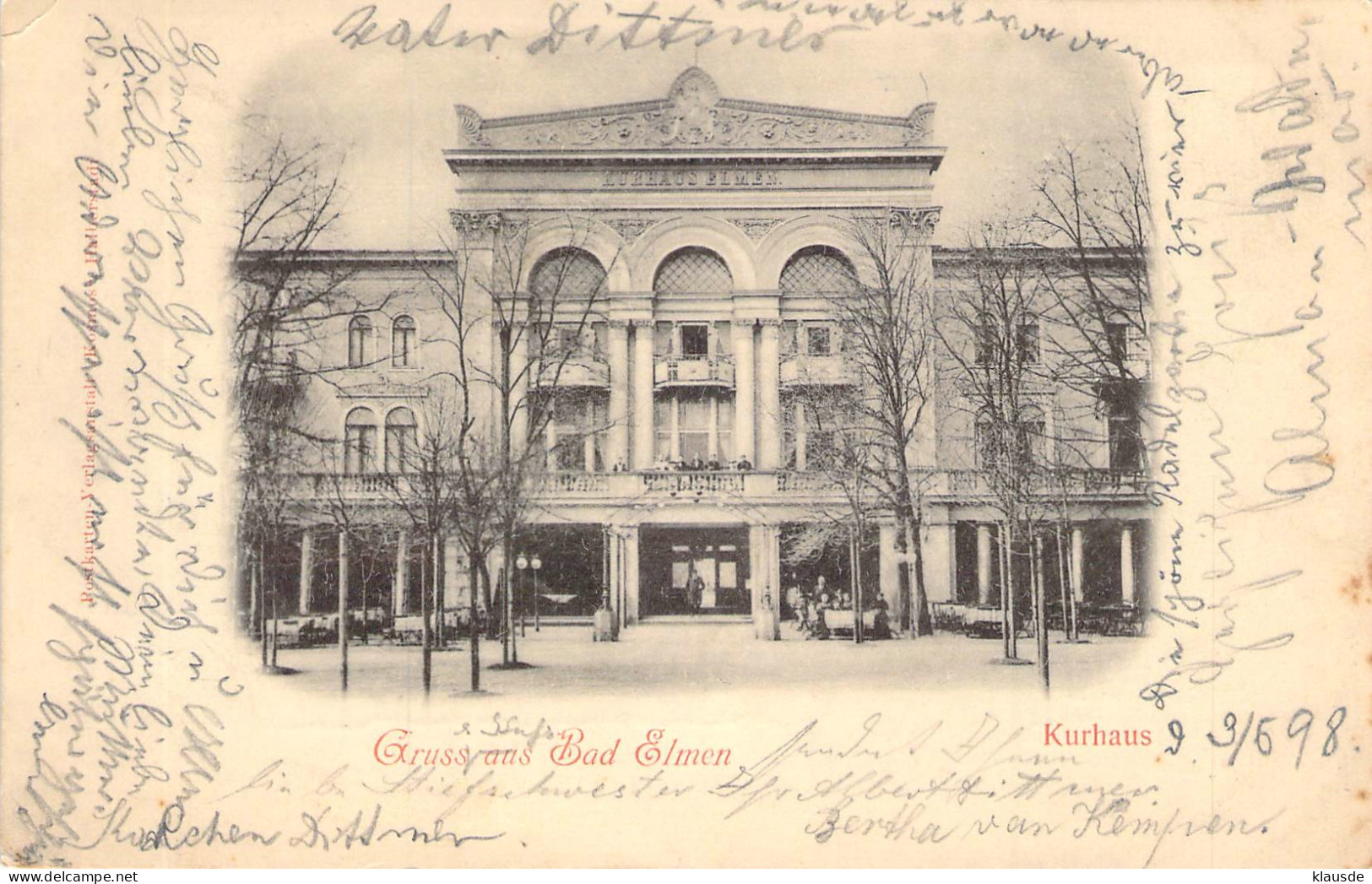 Bad Elmen - Kurhaus Gel.1899 AKS - Schoenebeck (Elbe)