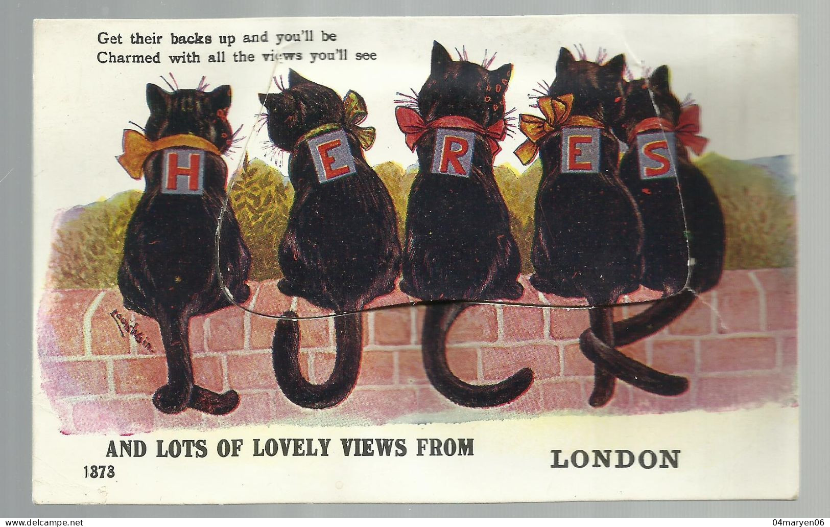 ***  1  X  LOUIS  WAIN  ***   -  .... And Lots Of Lovely Views From LONDON  ! ! ! !   -  ZIE / VOIR / SEE SCAN'S - Wain, Louis