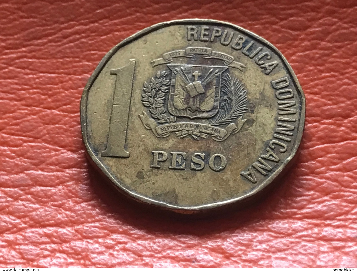 Münze Münzen Umlaufmünze Dominikanische Republik 1 Peso 1993 - Dominicaine