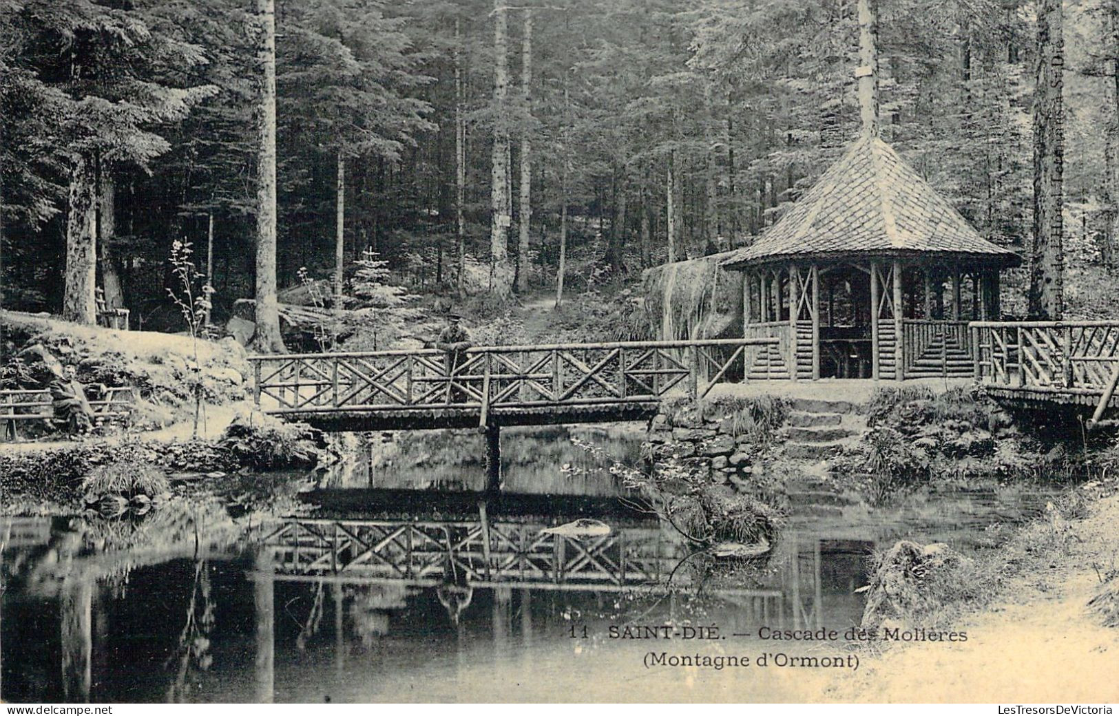 FRANCE - 88 - SAINT DIE - Cascade Des Molières - Montagne D'Ormont - Carte Postale Ancienne - Saint Die