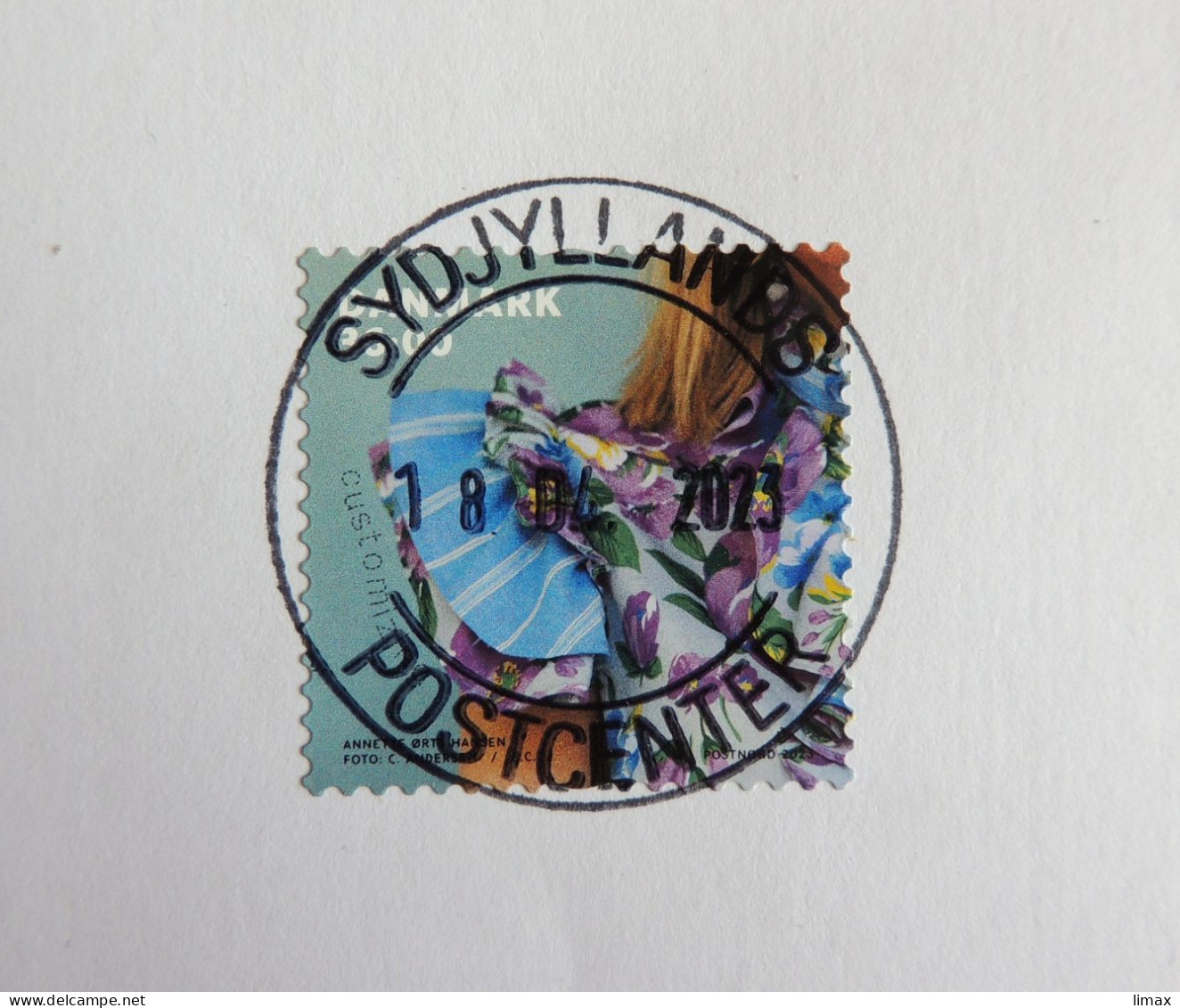 BST Sudjyllands 2023 Postcenter - Blumiger Stoff Mode Blumen Textilien - Storia Postale