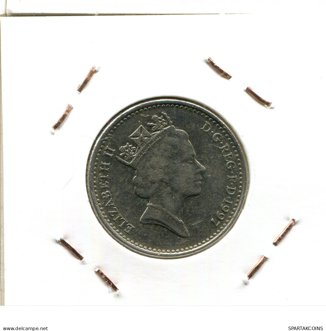 10 PENCE 1997 UK GROßBRITANNIEN GREAT BRITAIN Münze #AW217.D - 10 Pence & 10 New Pence