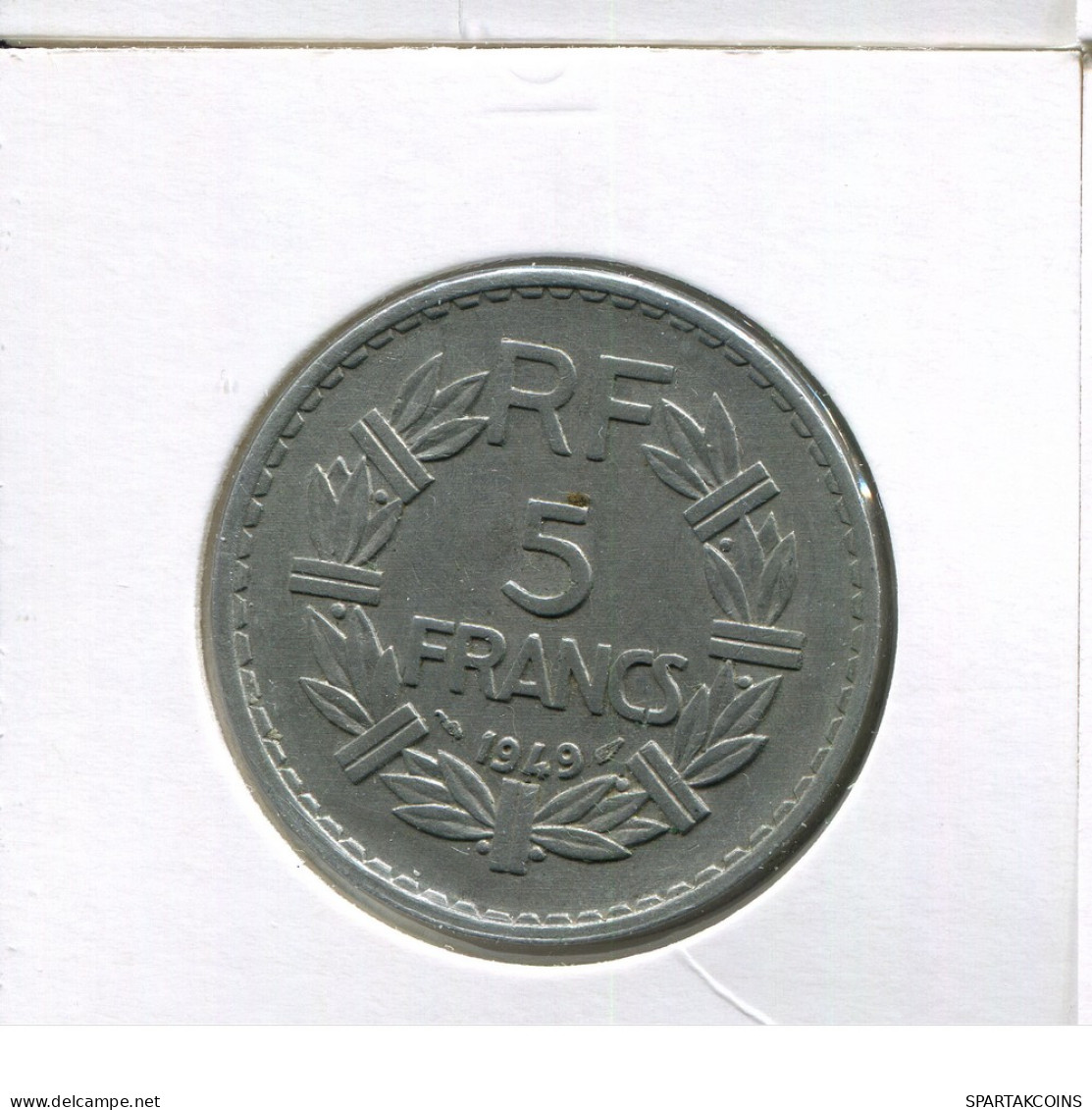 5 FRANCS 1949 FRANKREICH FRANCE Französisch Münze #AK753.D - 5 Francs