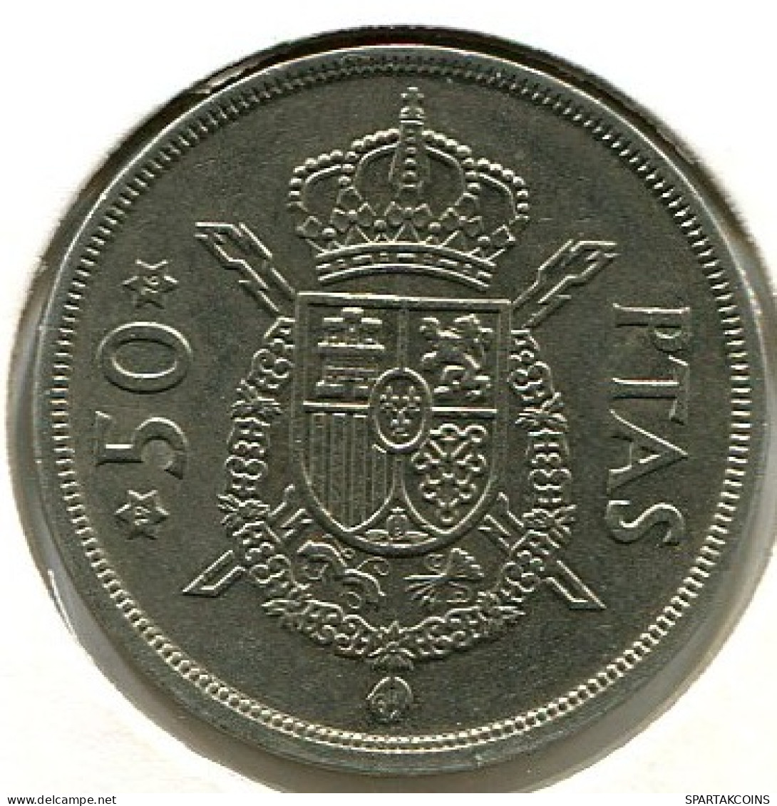 50 PESETAS 1975 SPANIEN SPAIN Münze #W10538.2.D - 50 Peseta