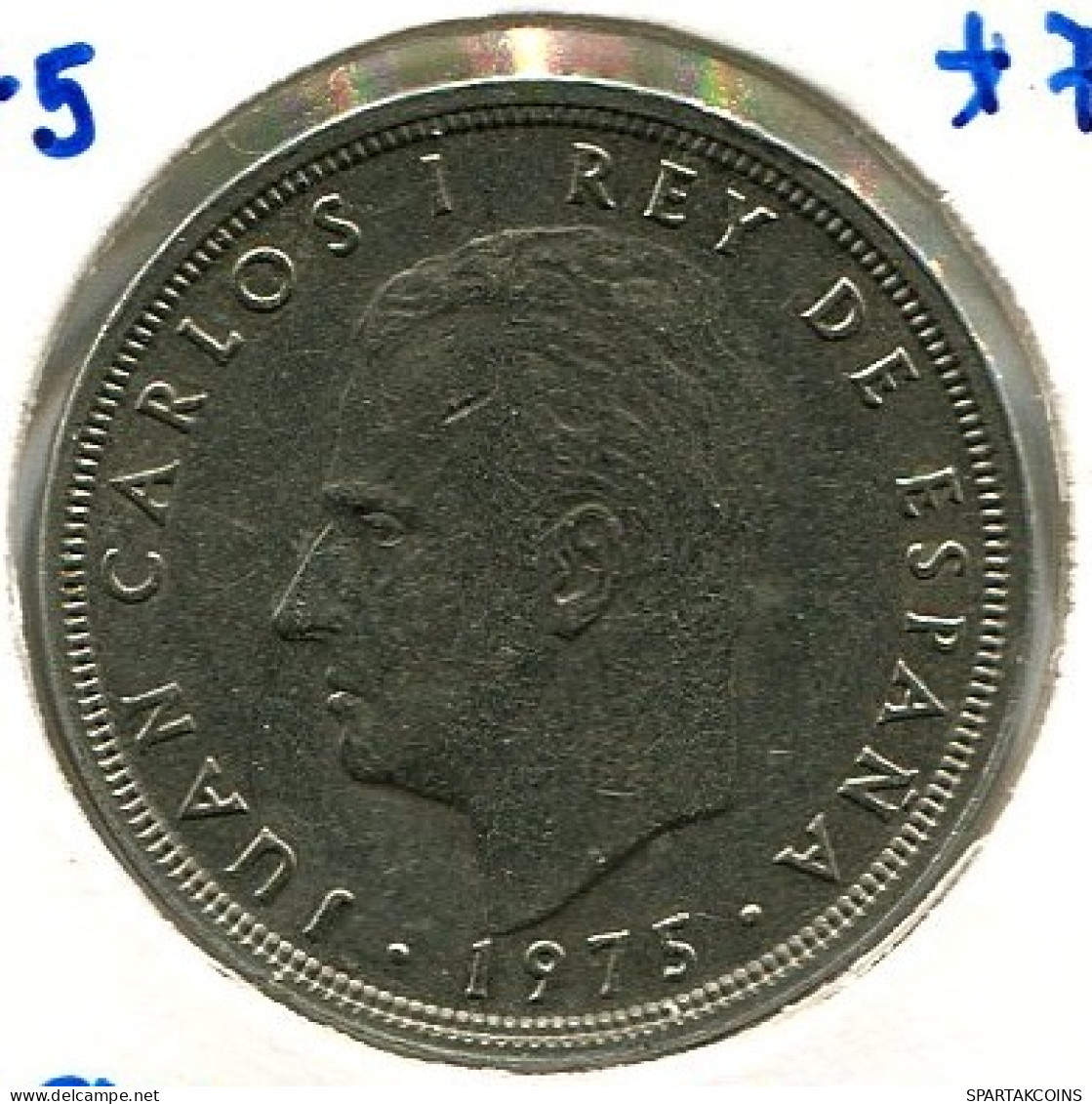 50 PESETAS 1975 SPANIEN SPAIN Münze #W10538.2.D - 50 Pesetas