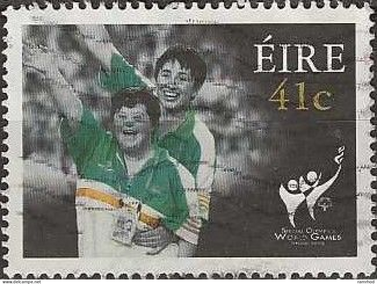 IRELAND 2003 11th Special Olympics World Summer Games, Dublin - 41c. - Athletes Waving To Crowd FU - Gebraucht