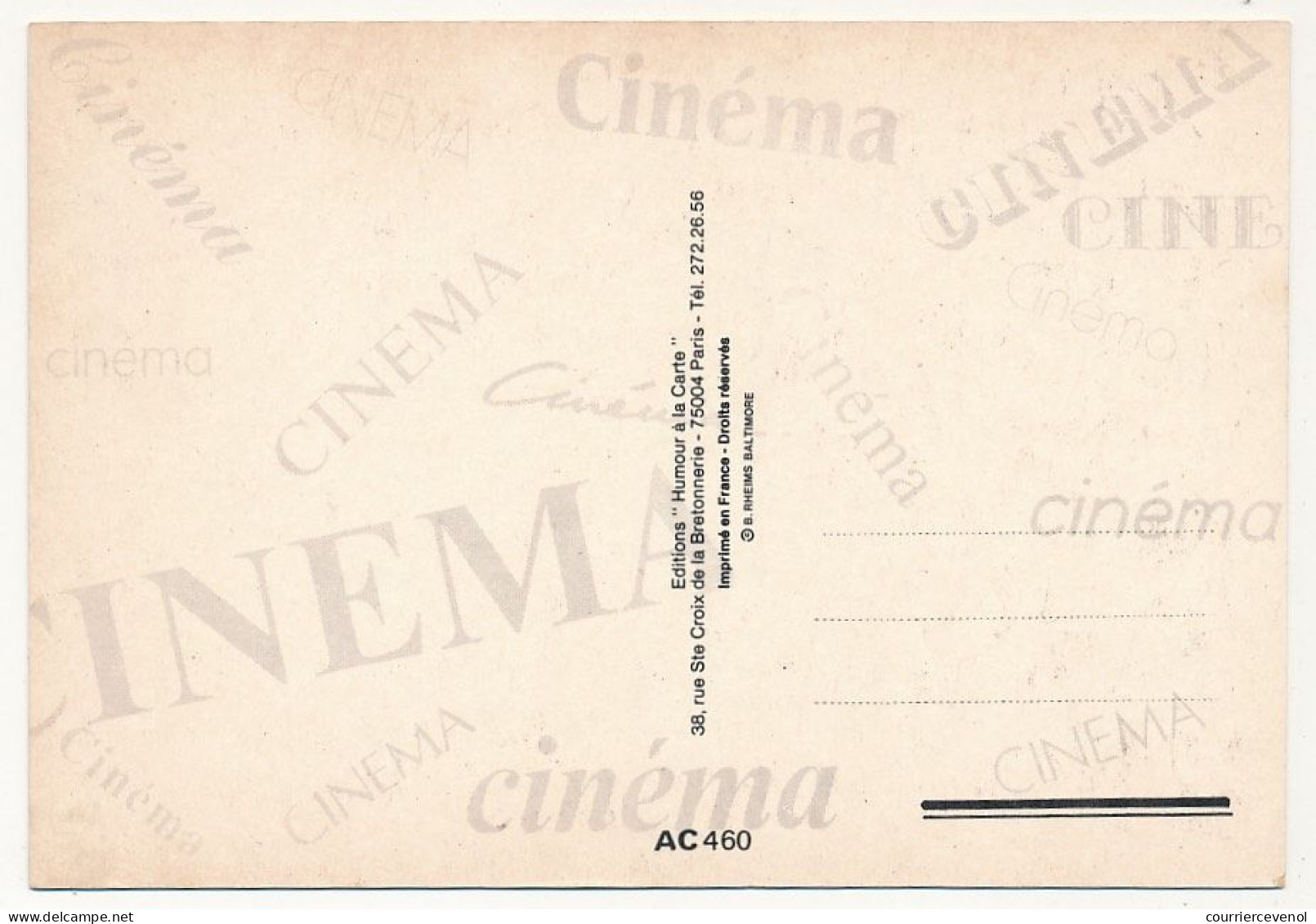 CPM - Reproduction D'affiche De Film - Rendez-vous (Lambert Wilson, Juliette Binoche, Jean-Louis Trintignant) - Posters On Cards