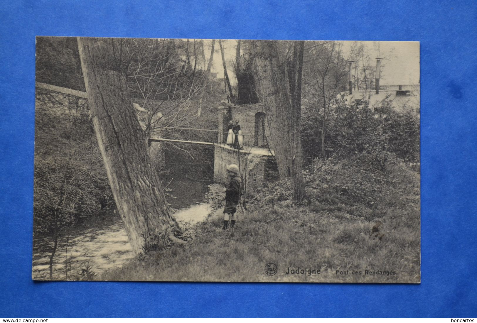 Jodoigne 1916: Pont Des Rendanges Animée. Belle Oblitération - Geldenaken