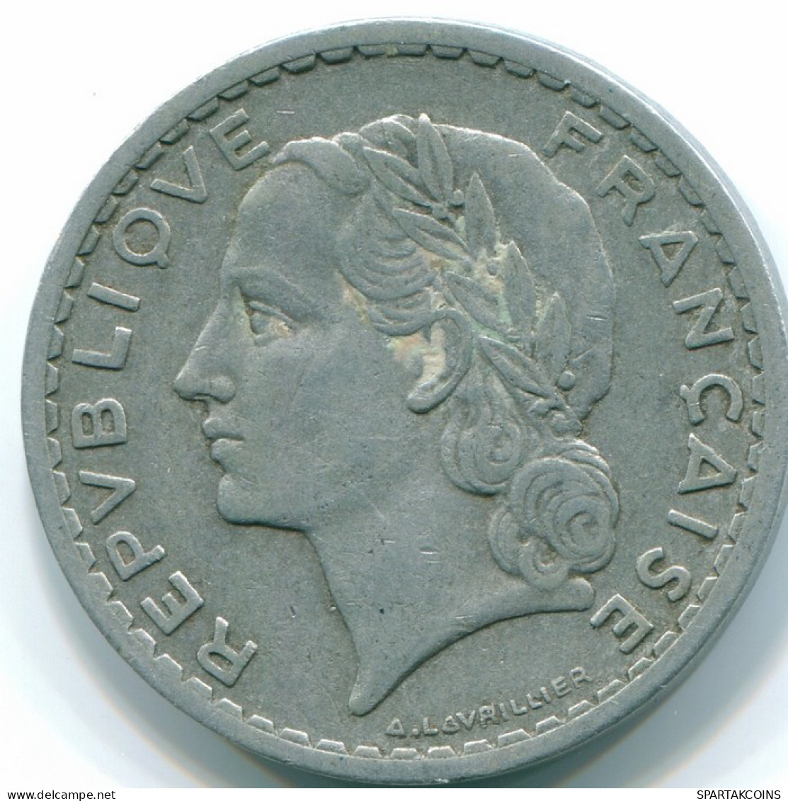 5 FRANCS 1952 FRANCE Pièce KEY DATE Low Mintage #FR1017.79.F - 5 Francs