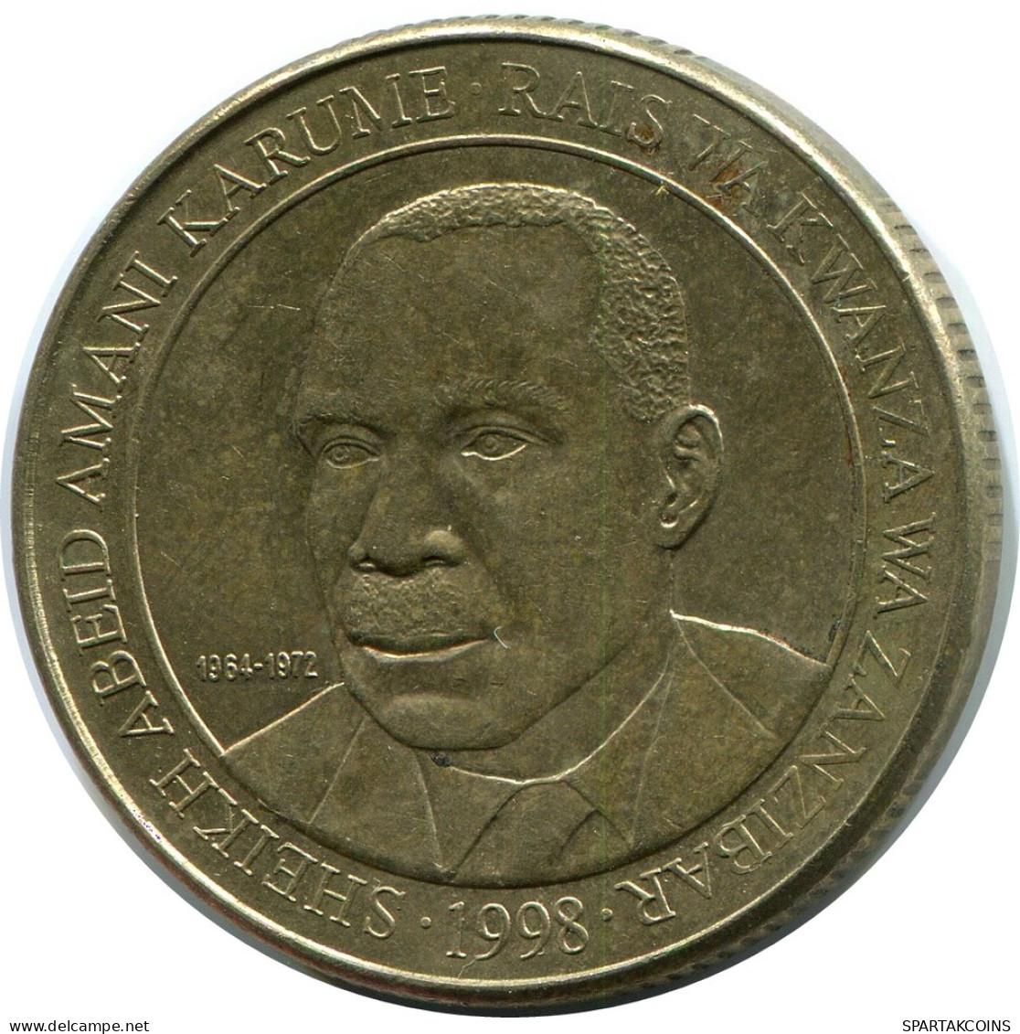 200 SHILLINGI 1998 TANZANIA Coin #AP950.U - Tanzanie