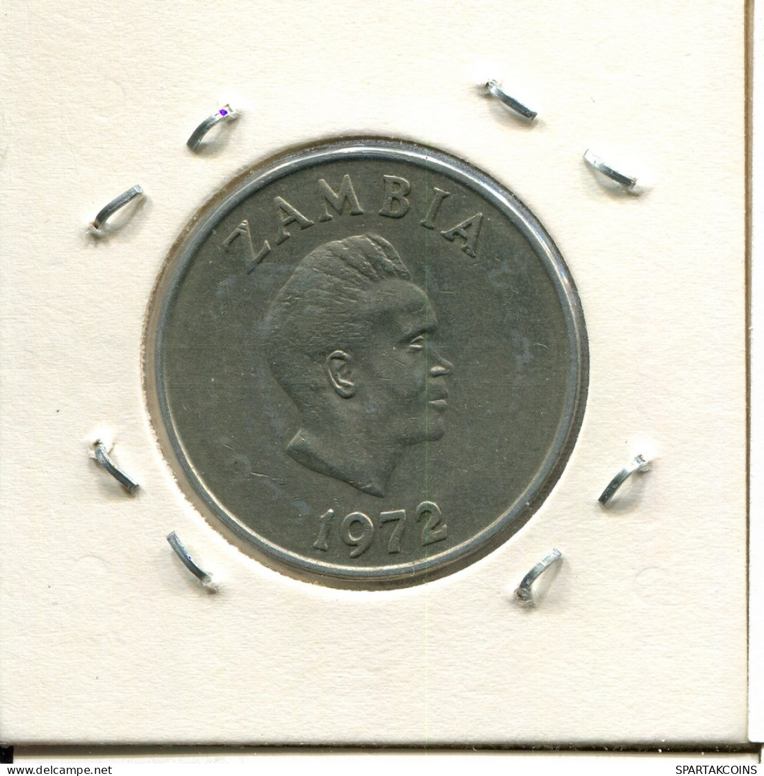 20 NGWEE 1972 ZAMBIA Coin #AS340.U - Zambie