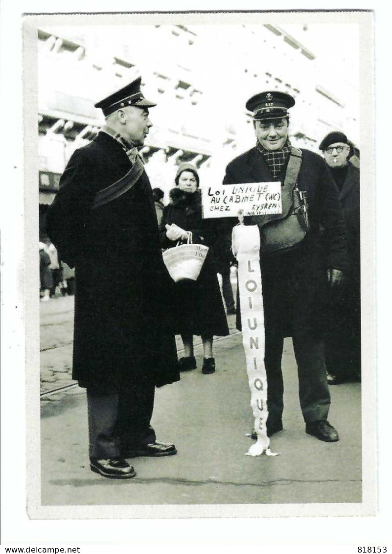 Manifestion Contre La Loi Unique 1961  LE SOIR  Carte 116 - Manifestazioni