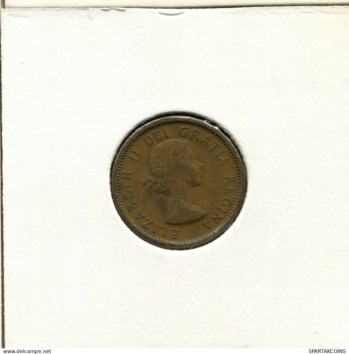 1 CENT 1956 CANADA Coin #AU161.U - Canada