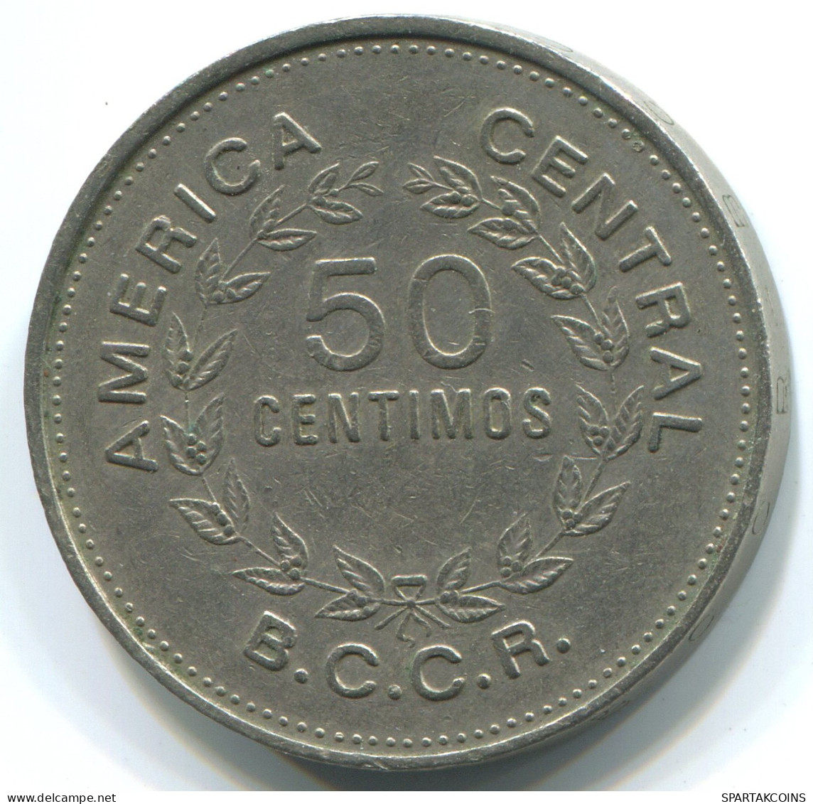 50 CENTIMOS 1976 COSTA RICA Coin #WW1170.U - Costa Rica