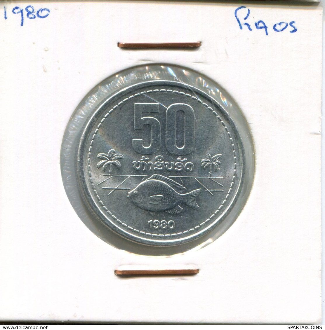 50 ATT 1980 LAOS Coin #AR668.U - Laos