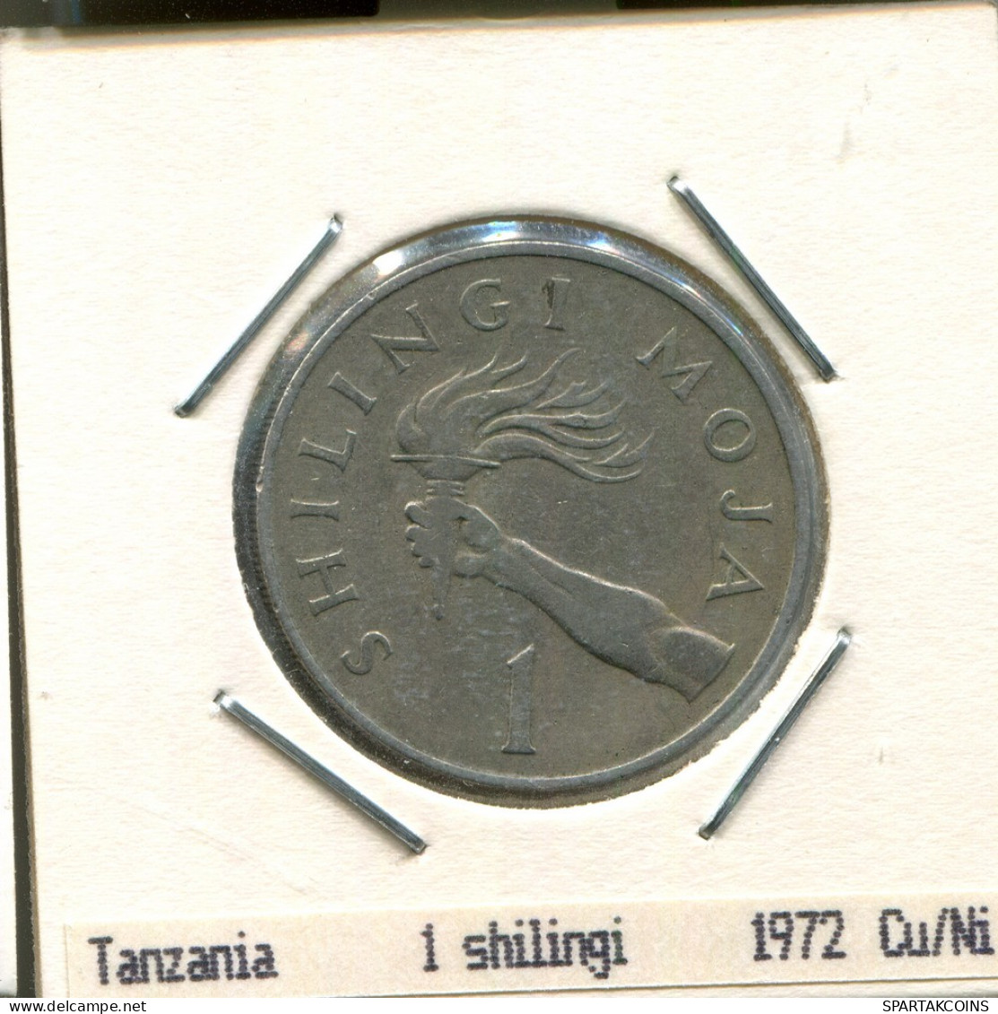 1 SHILLING 1972 TANZANIA Coin #AS359.U - Tanzanía