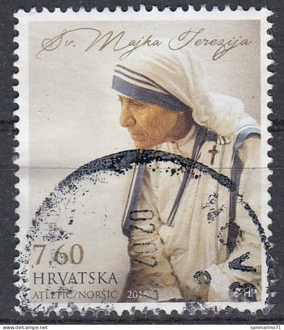 CROATIA 1250,used - Madre Teresa