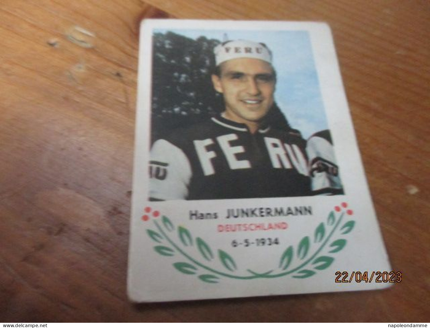 Wielrenner Chromo, Deutschland,  Hans Junkermann - Cyclisme