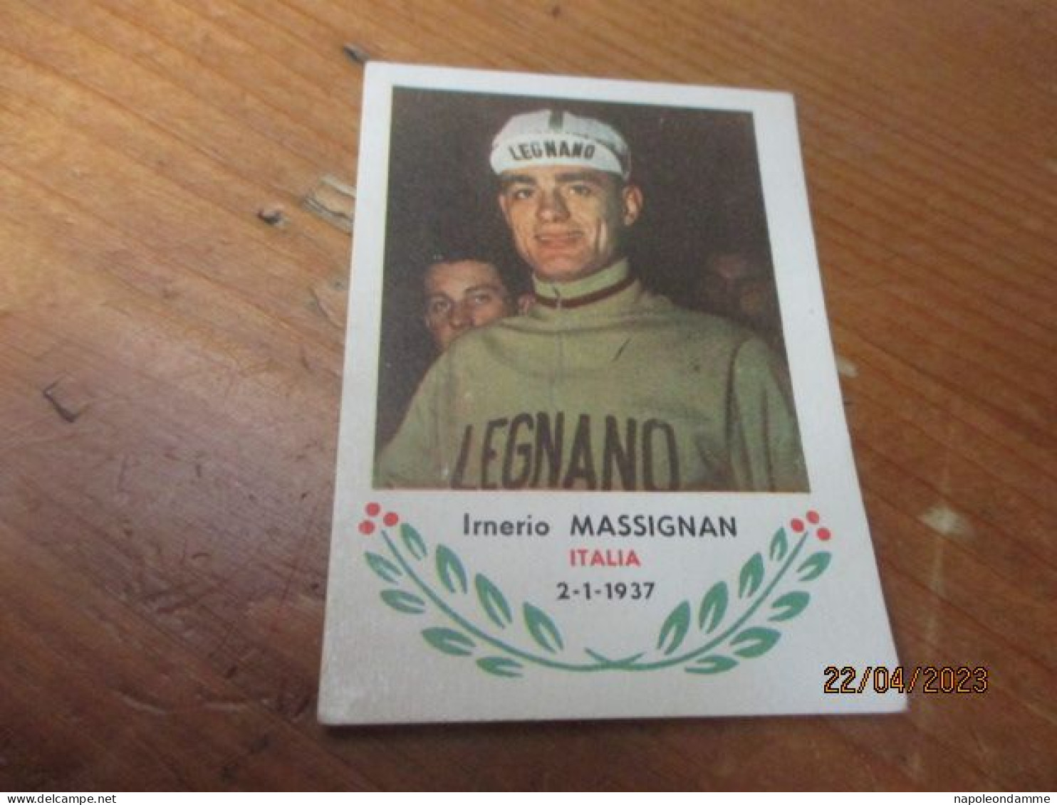 Wielrenner Chromo, Italia, Irnerio Massignan - Cyclisme