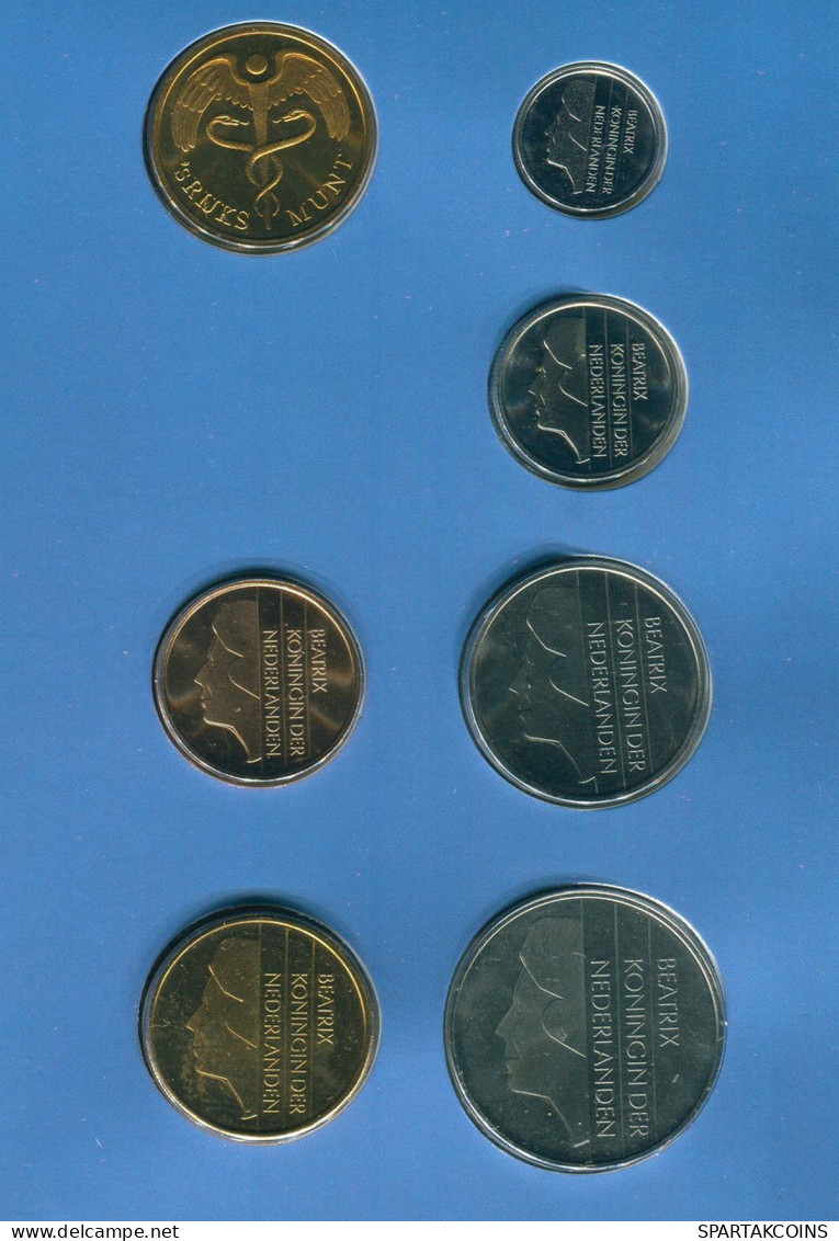 NEERLANDÉS NETHERLANDS 1989 MINT SET 6 Moneda + MEDAL #SET1107.7.E - Nieuwe Sets & Testkits