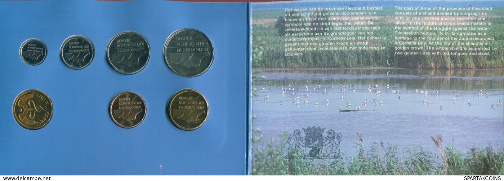 NEERLANDÉS NETHERLANDS 1989 MINT SET 6 Moneda + MEDAL #SET1107.7.E - Nieuwe Sets & Testkits