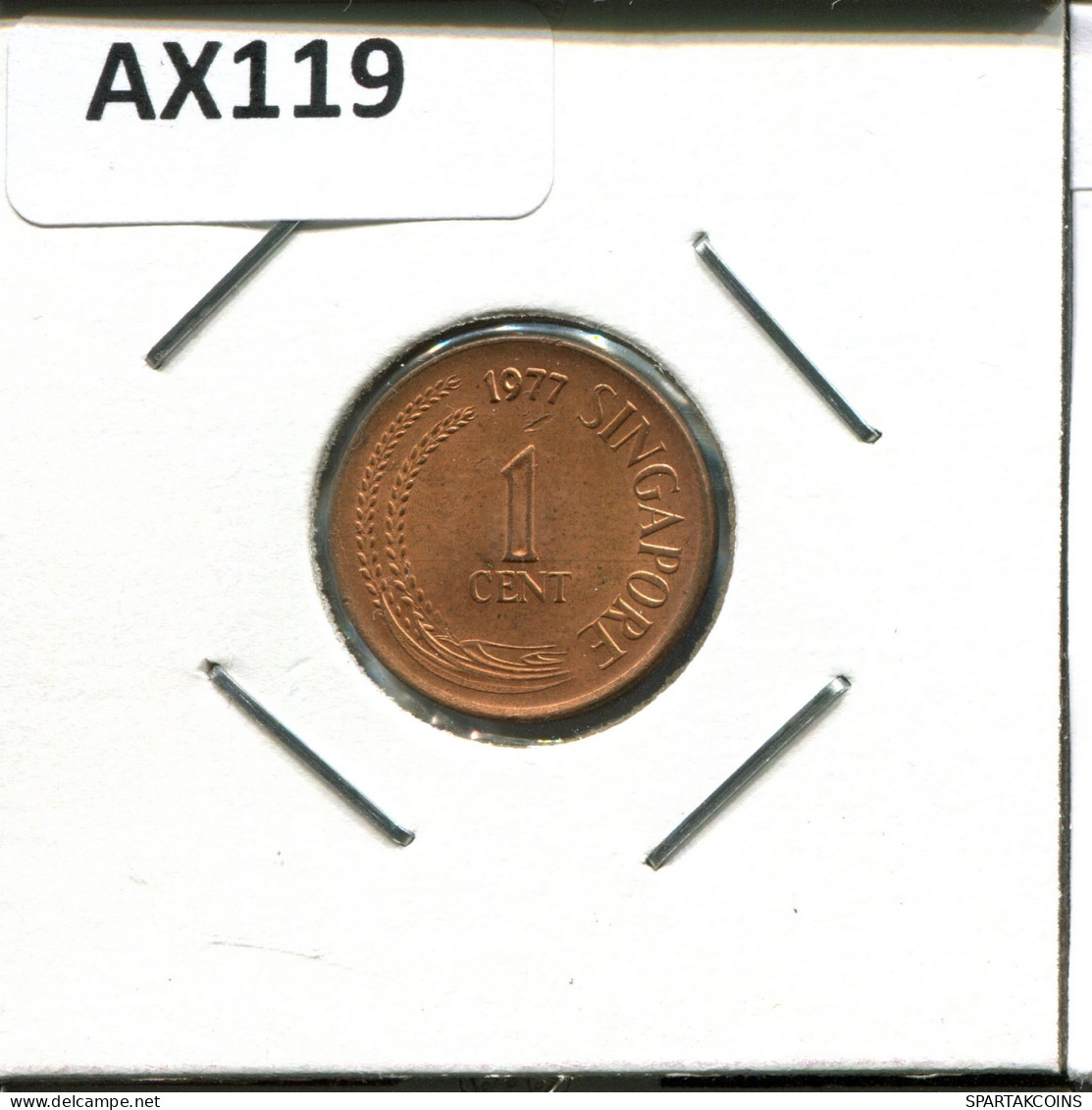 1 CENT 1977 SINGAPUR SINGAPORE Moneda #AX119.E - Singapour