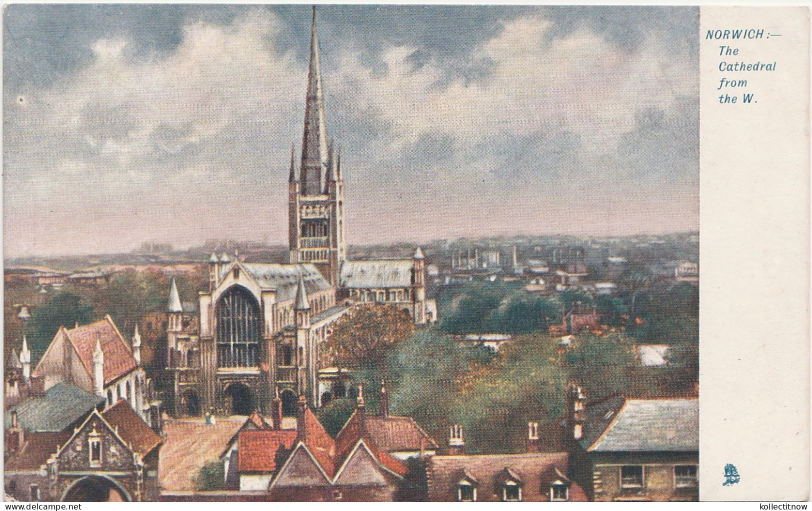 NORWICH - THE CATHEDRAL FROM THE WEST (2) - Norwich