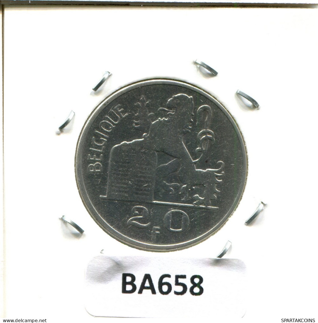 20 FRANCS 1953 FRENCH Text BELGIQUE BELGIUM Pièce ARGENT #BA658.F - 20 Frank