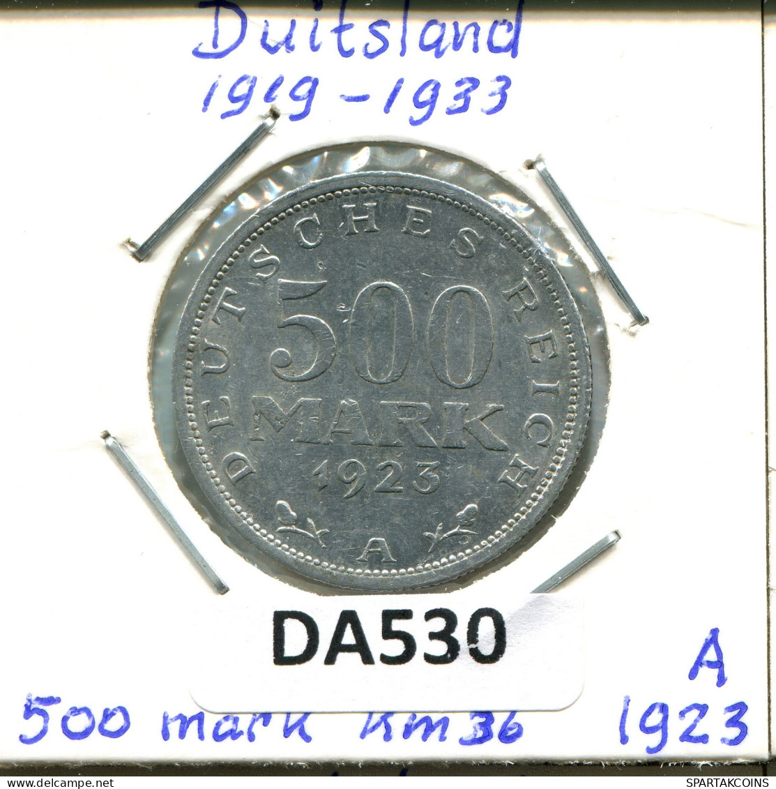 500 MARK 1923 A ALLEMAGNE Pièce GERMANY #DA530.2.F - 200 & 500 Mark