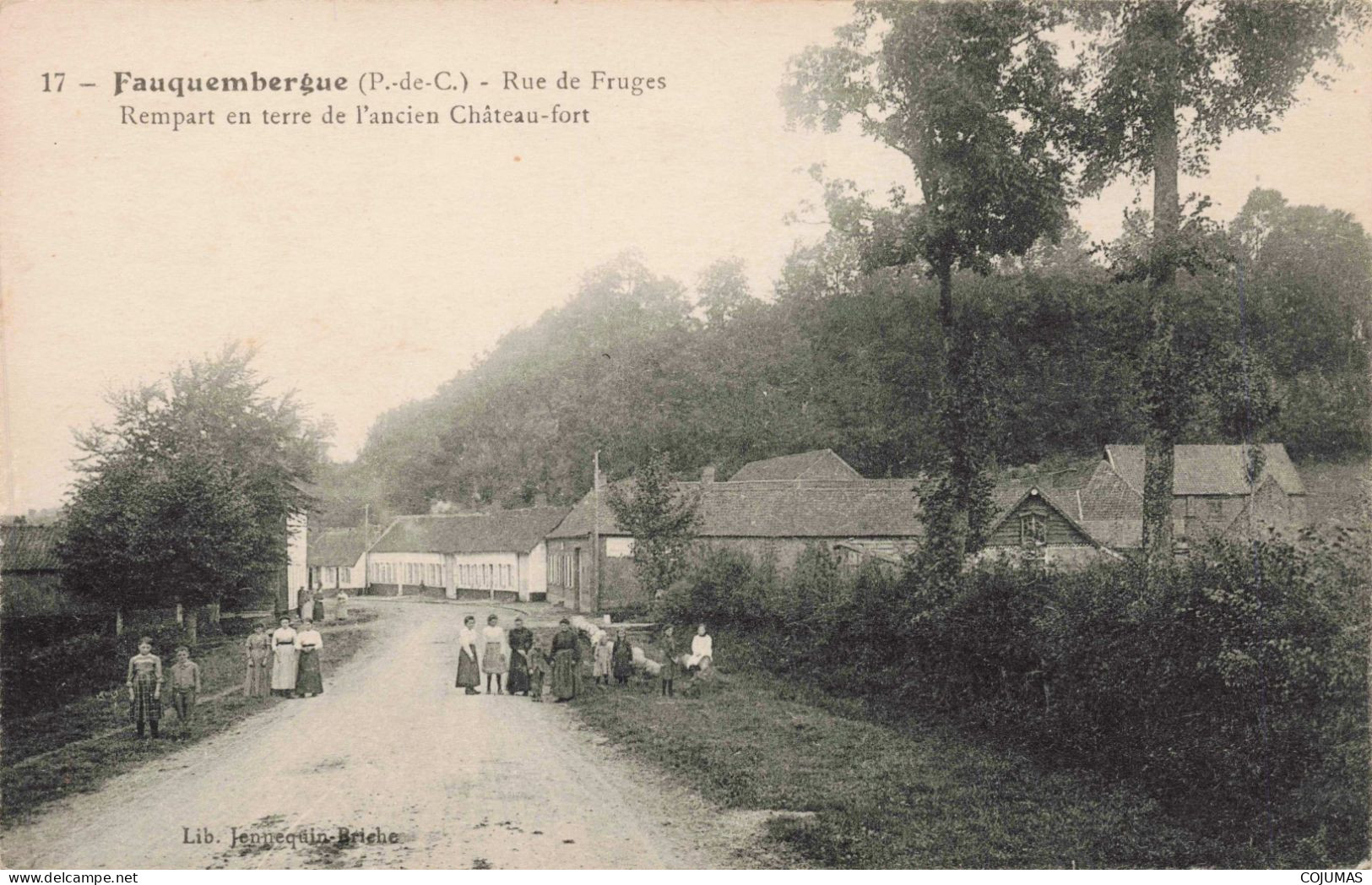 62 - FAUQUEMBERGUES - S14290 - Rue De Fruges - Rempart En Terre De L'Ancien Château Fort -L23 - Fauquembergues