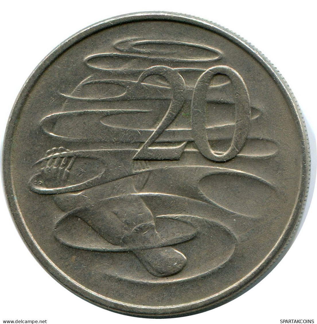 20 CENTS 1966 AUSTRALIE AUSTRALIA Pièce #AZ156.F - 20 Cents
