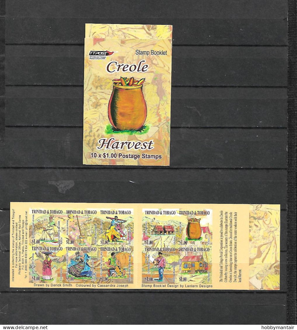 TRINIDAD And TOBAGO, 2018, CREOLE HARVEST,BOOKLET MNH** - Agriculture