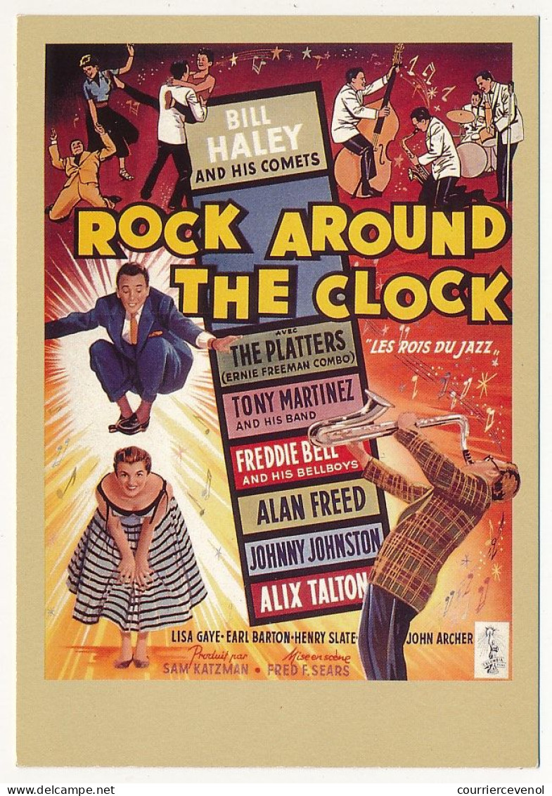 CPM - Reproduction D'affiche De Film - Rock Around The Clock, Les Rois Du Jazz - Affiches Sur Carte