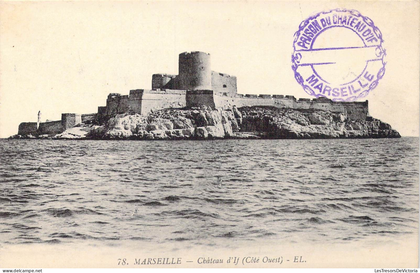 FRANCE - 13 - Marseille - Château D'If ( Côté Ouest ) - Carte Postale Ancienne - Château D'If, Frioul, Islands...