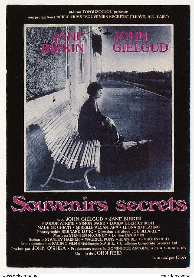 CPM - Reproduction D'affiche De Film - Souvenirs Secrets (Jane Birkin, John Gielgud) - Affiches Sur Carte