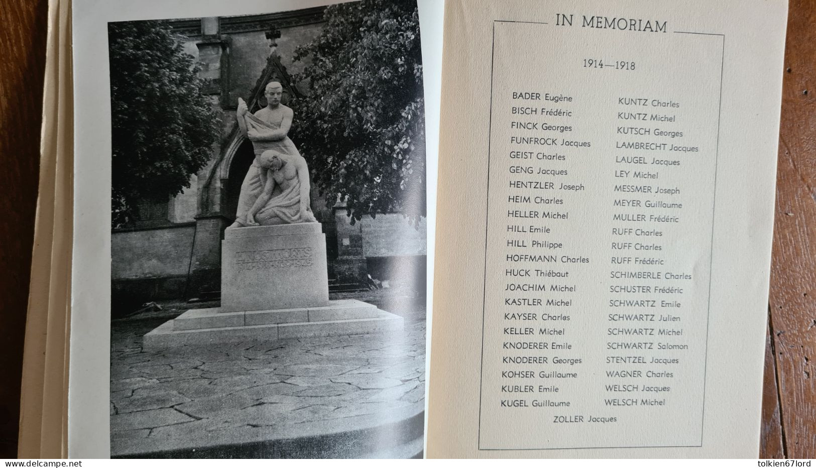 WESTHOFFEN 67 Inauguration Monument Aux Morts Souvenir Guerres - Alsace