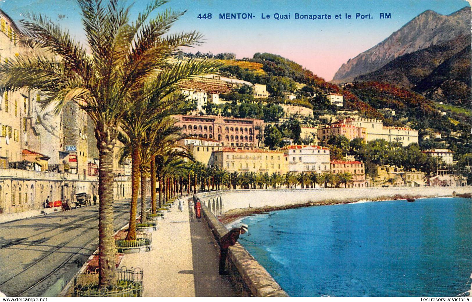 FRANCE - 06 - Menton - Le Quai Bonaparte Et Le Port - Carte Postale Ancienne - Menton