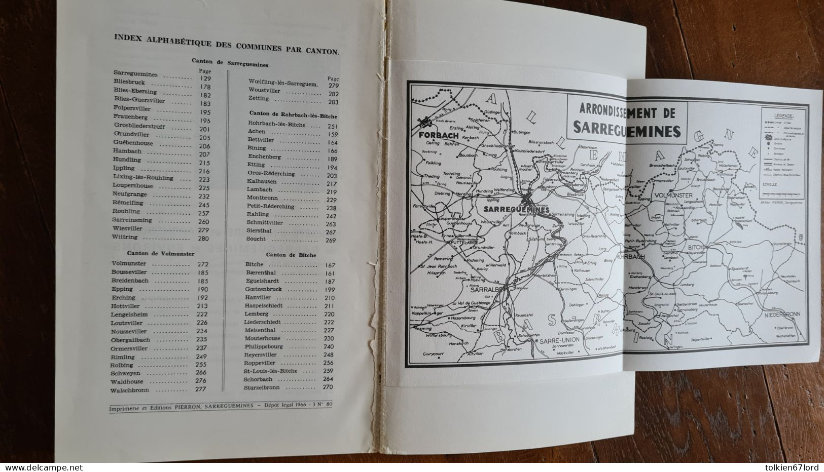 Rohr Joseph Arrondissement De Sarreguemines Cantons Volmunster Bitche Rohrbach Les Bitche Sarreguemines 1966 - Alsace