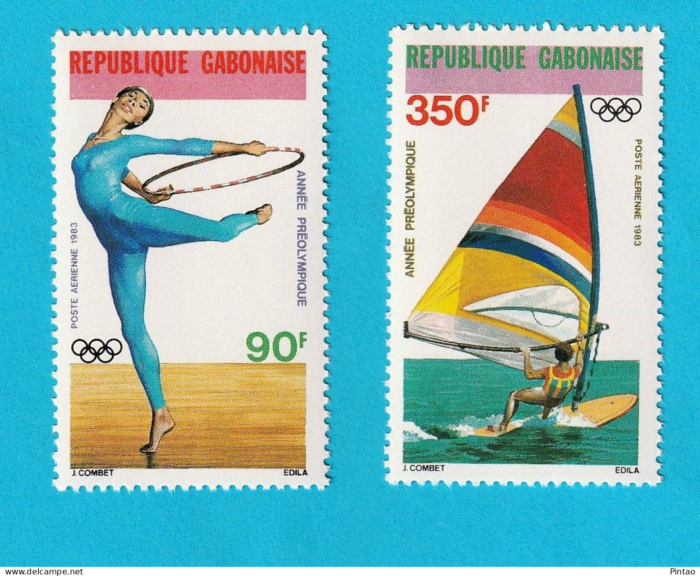 BAR8003- GABÃO 1983- MNH (JOGOS OLÍMPICOS) - Gabon (1960-...)