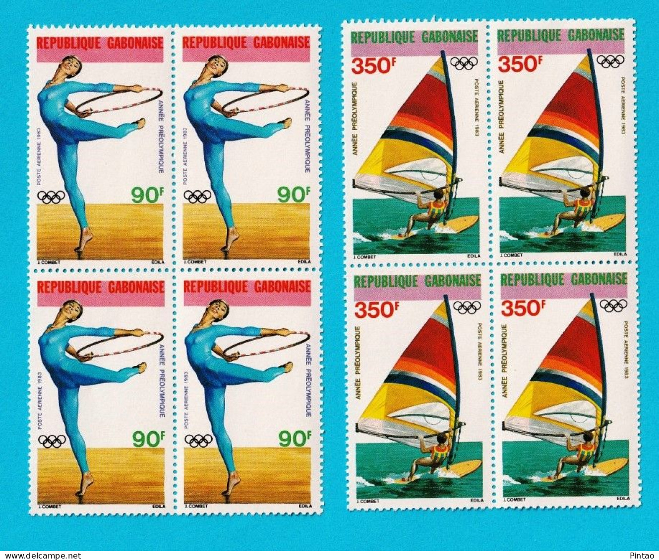 BAR8003q- GABÃO 1983- MNH (JOGOS OLÍMPICOS) - Gabon (1960-...)