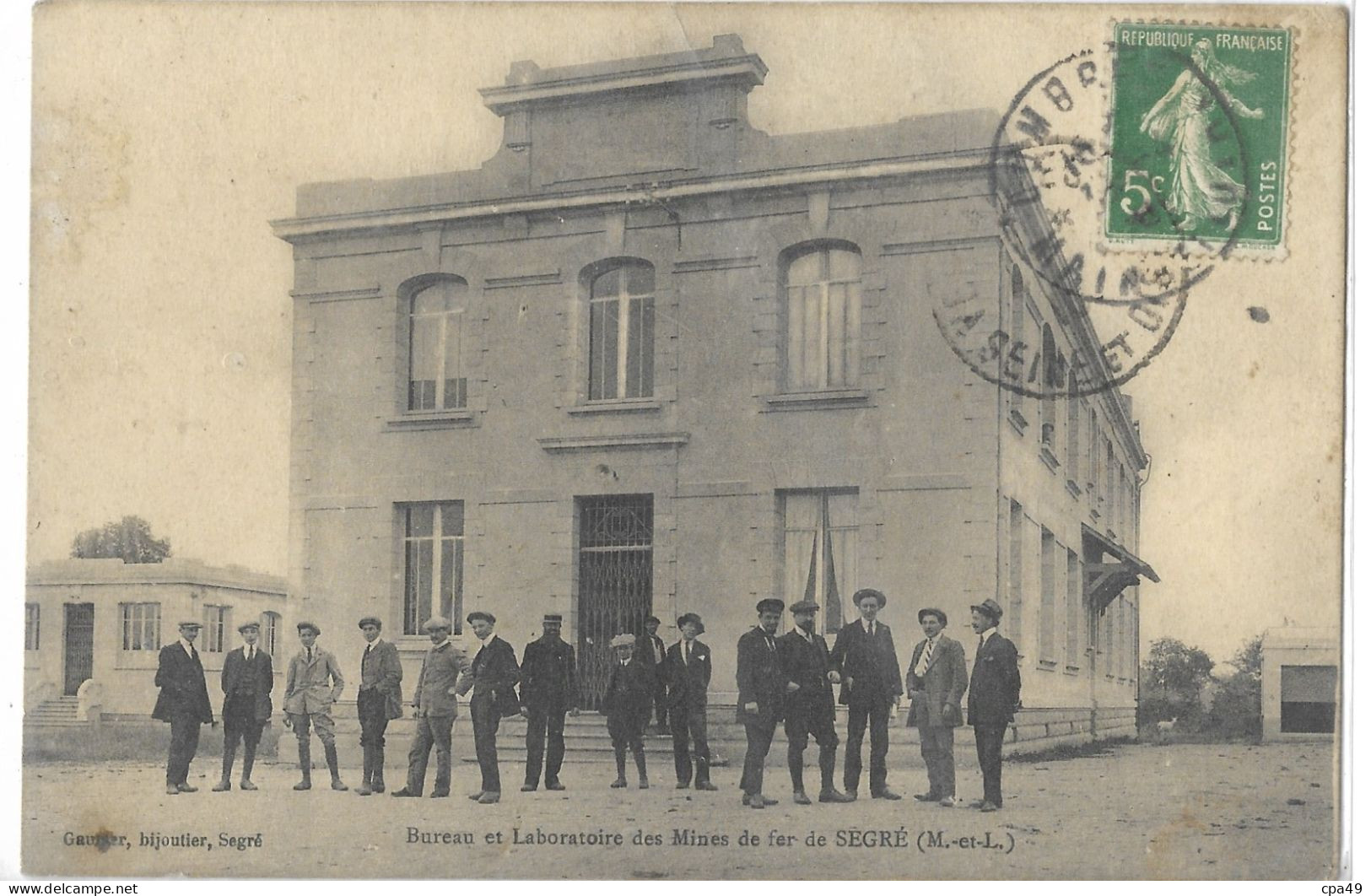 49   SEGRE   BUREAU  ET  LABORATOIRE  DES  MINES  DE  FER  DE SEGRE - Segre