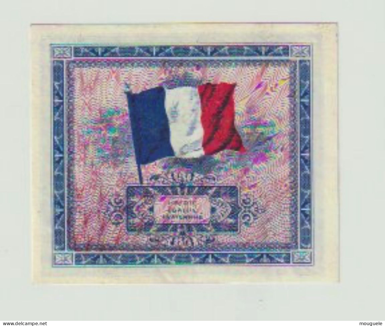 5 Francs Drapeau Spl  Sans Série - 1944 Vlag/Frankrijk